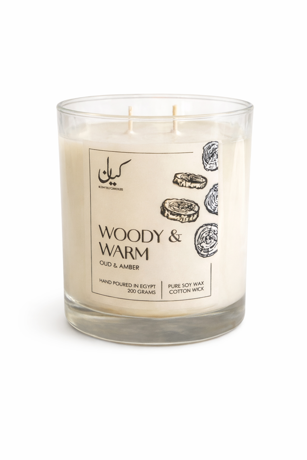 Oud & Amber Scented Candle
