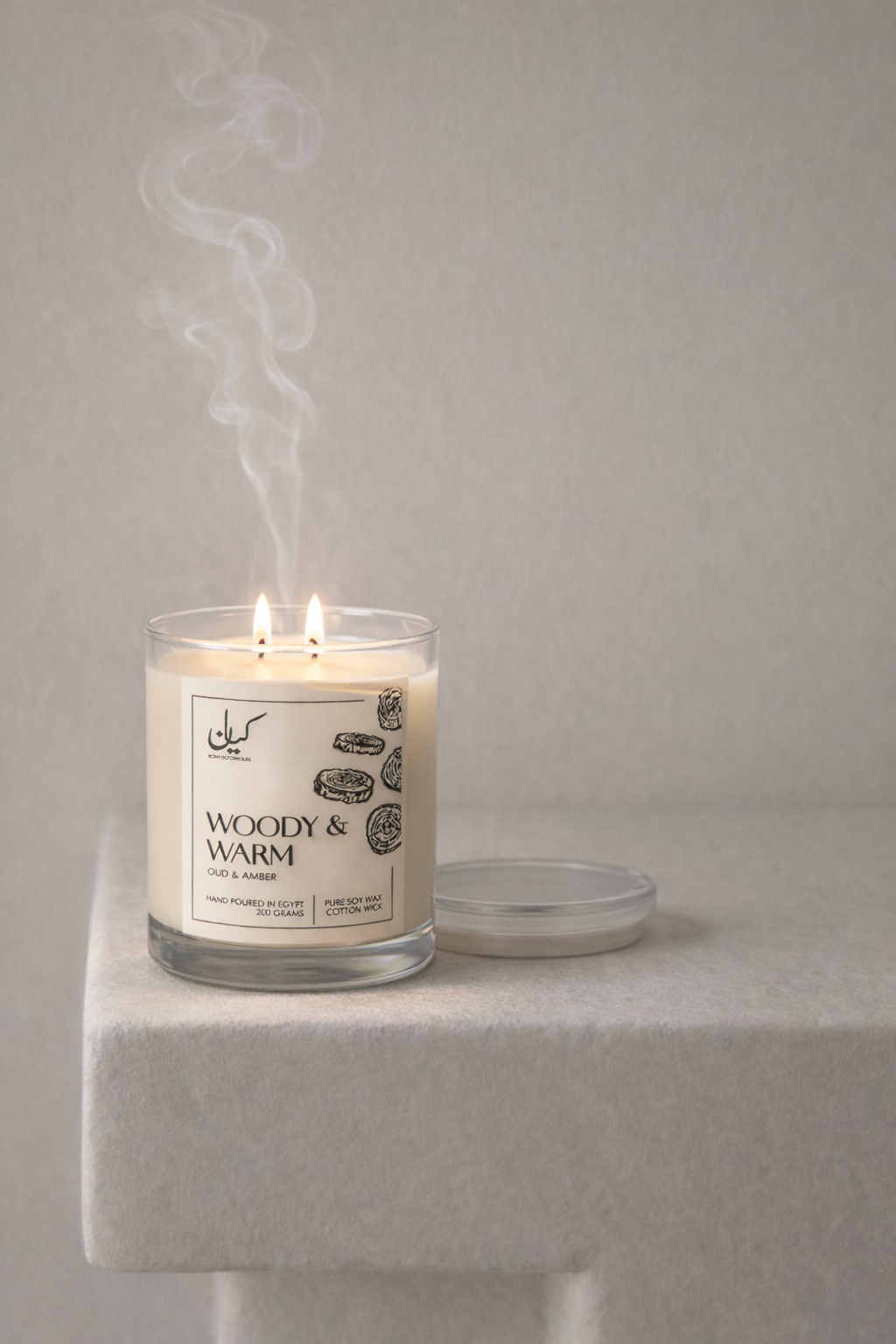 Oud & Amber Scented Candle