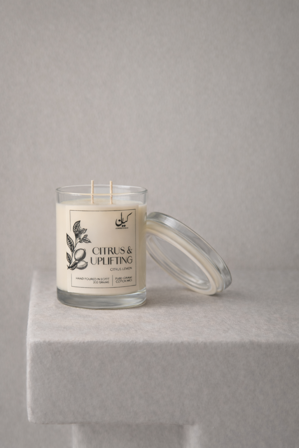 Citrus Lemon Scented Candle