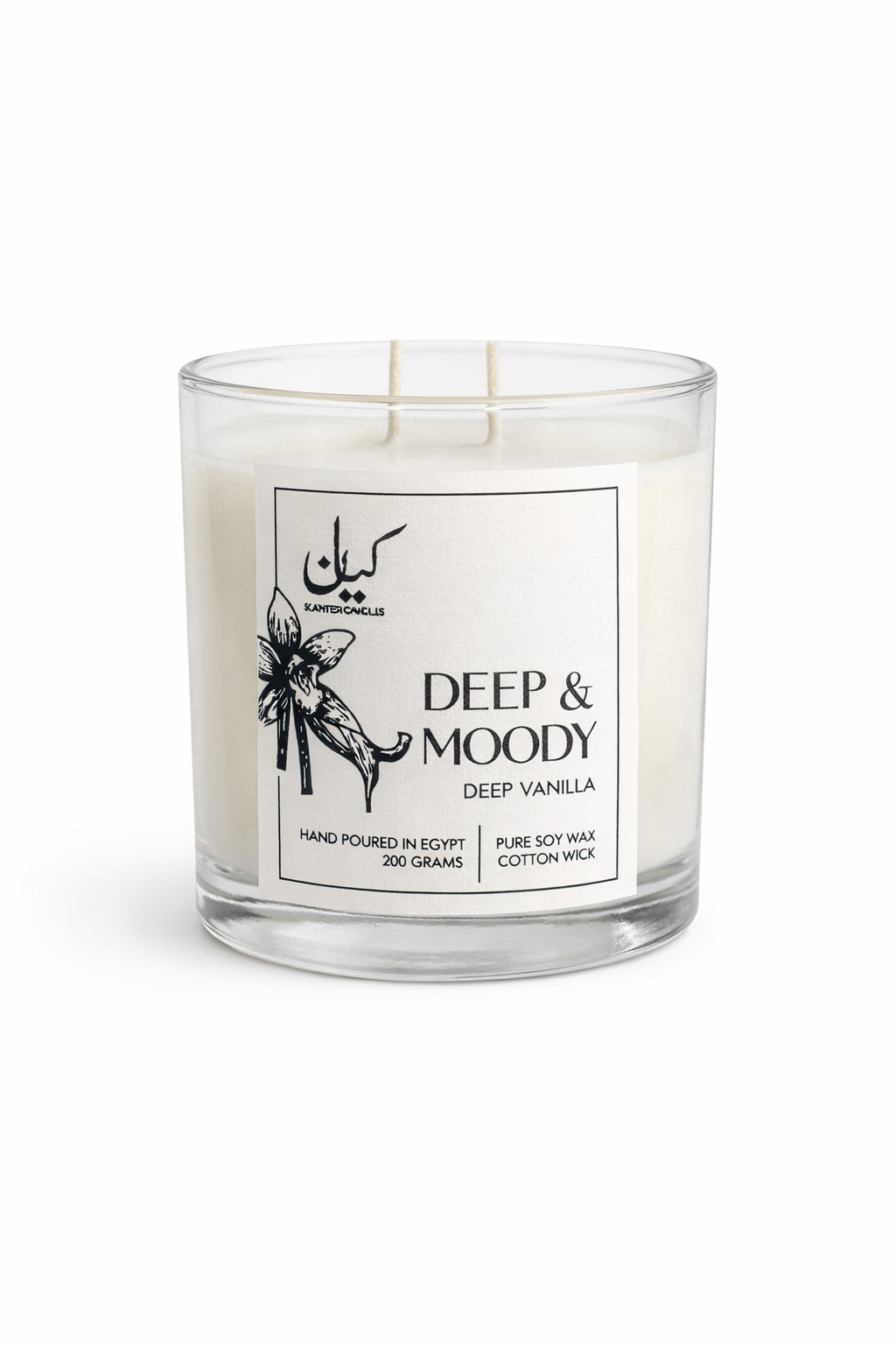 Deep Vanilla Scented Candle